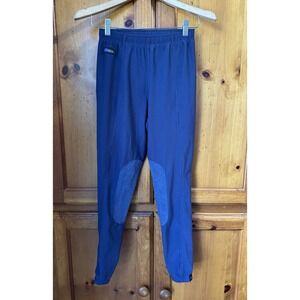 Irideon Women's M Breeches Riding Pants Horseback Blue Knee Patch Equestrian